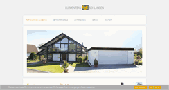 Desktop Screenshot of elementbau-schlangen.de